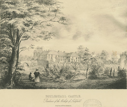 View Of The Bishop’s Palace (Eccleshall Castle) As Rebuilt In 1698 (WSL SV IV-129)